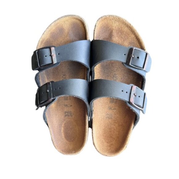 Birkenstock Arizona Kids Sandals – Birko-Flor Black – Size 32 EU (Boys/Girls) - Picture 4 of 6